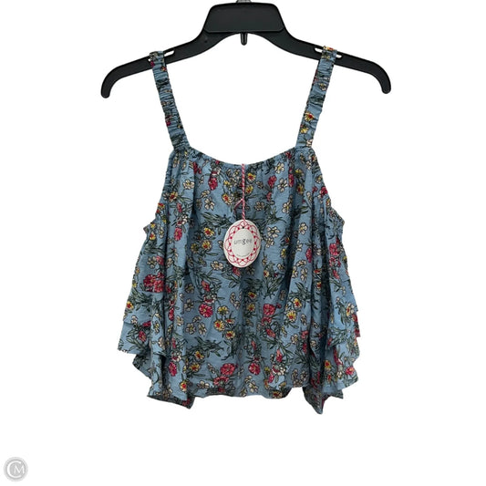 Top Sleeveless By Umgee In Floral Print, Size: S