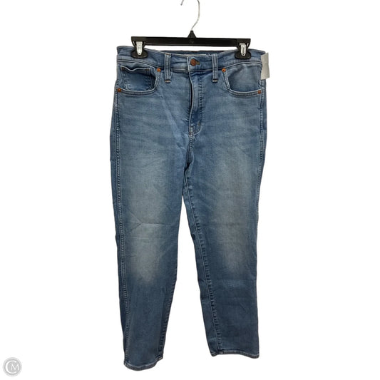 Jeans Straight By Madewell In Blue Denim, Size: 6