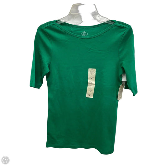 Top Short Sleeve By St Johns Bay In Green, Size: S