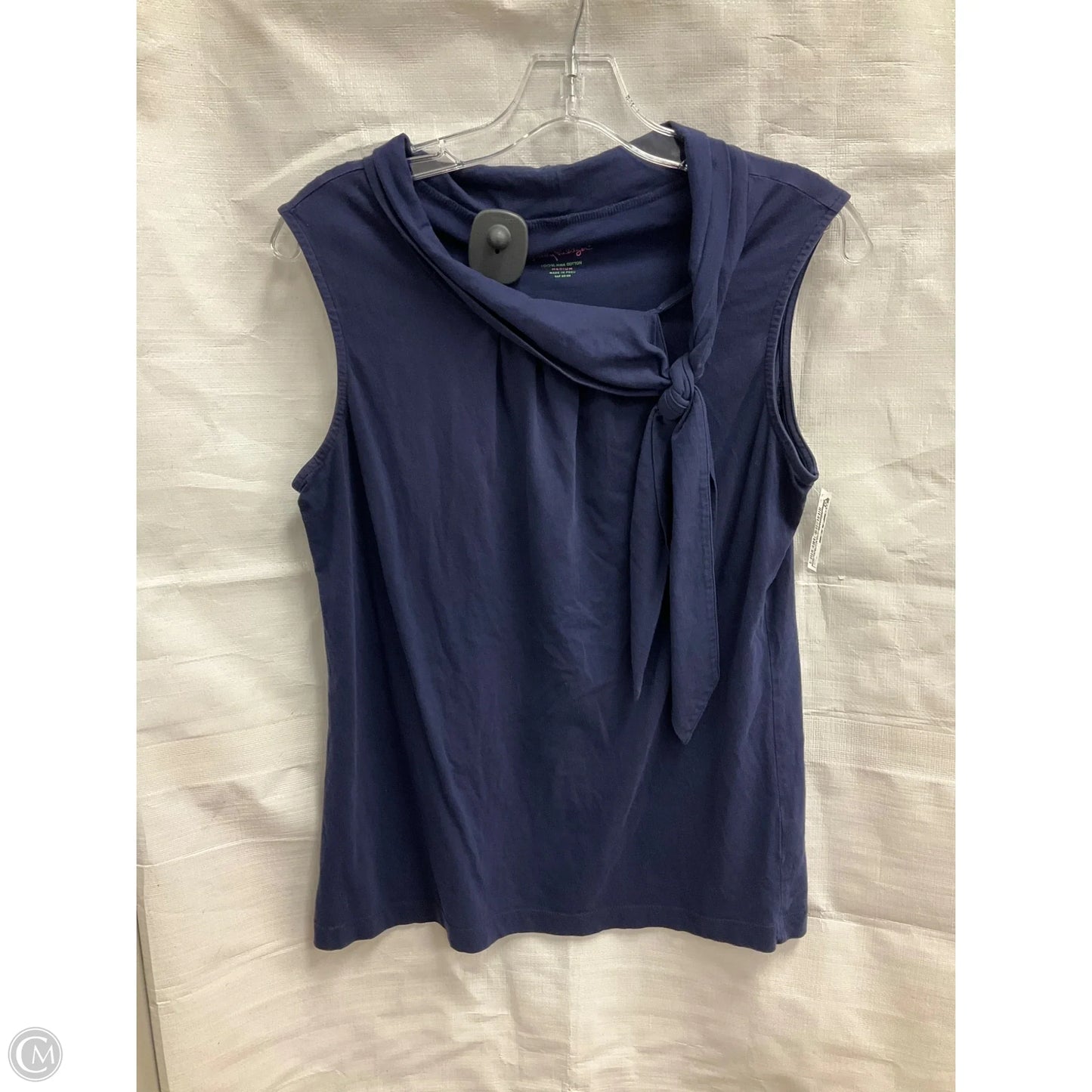 Top Sleeveless Designer By Lilly Pulitzer In Navy, Size: M