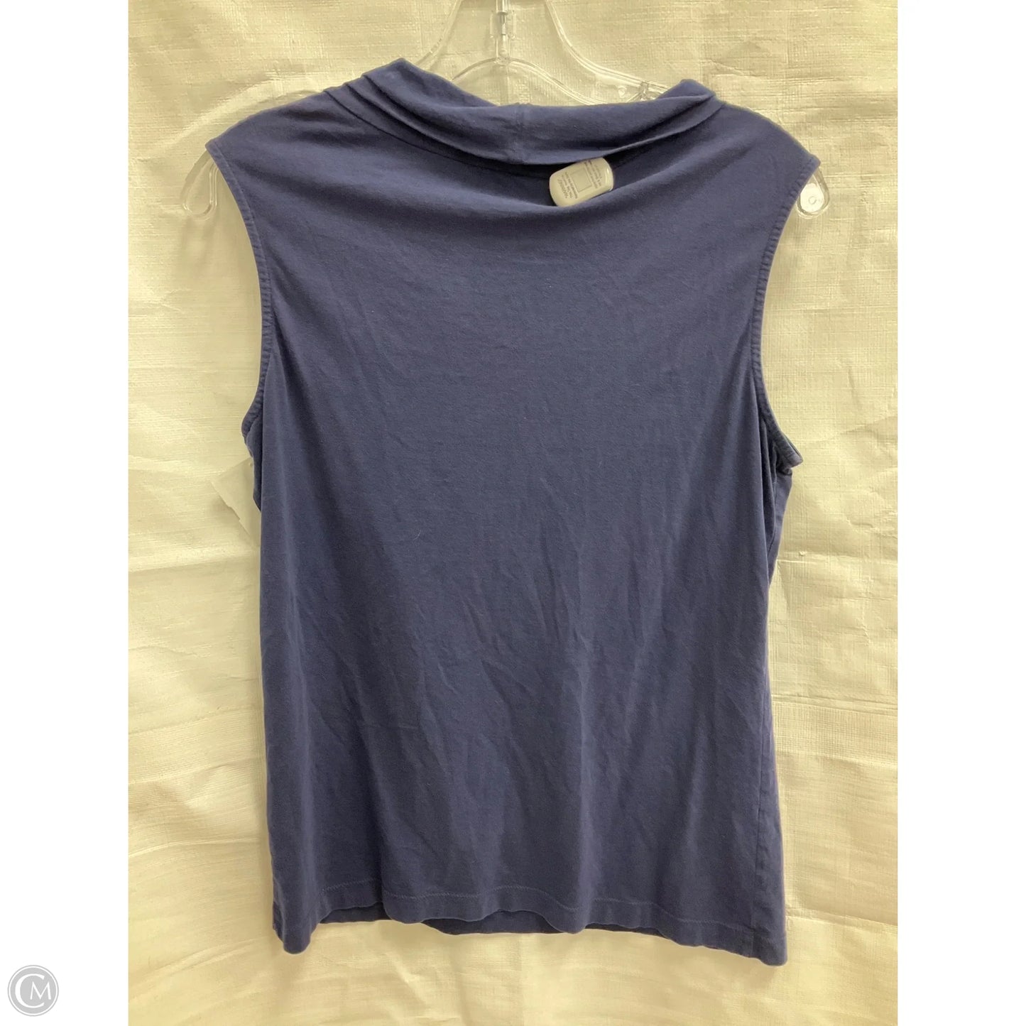 Top Sleeveless Designer By Lilly Pulitzer In Navy, Size: M