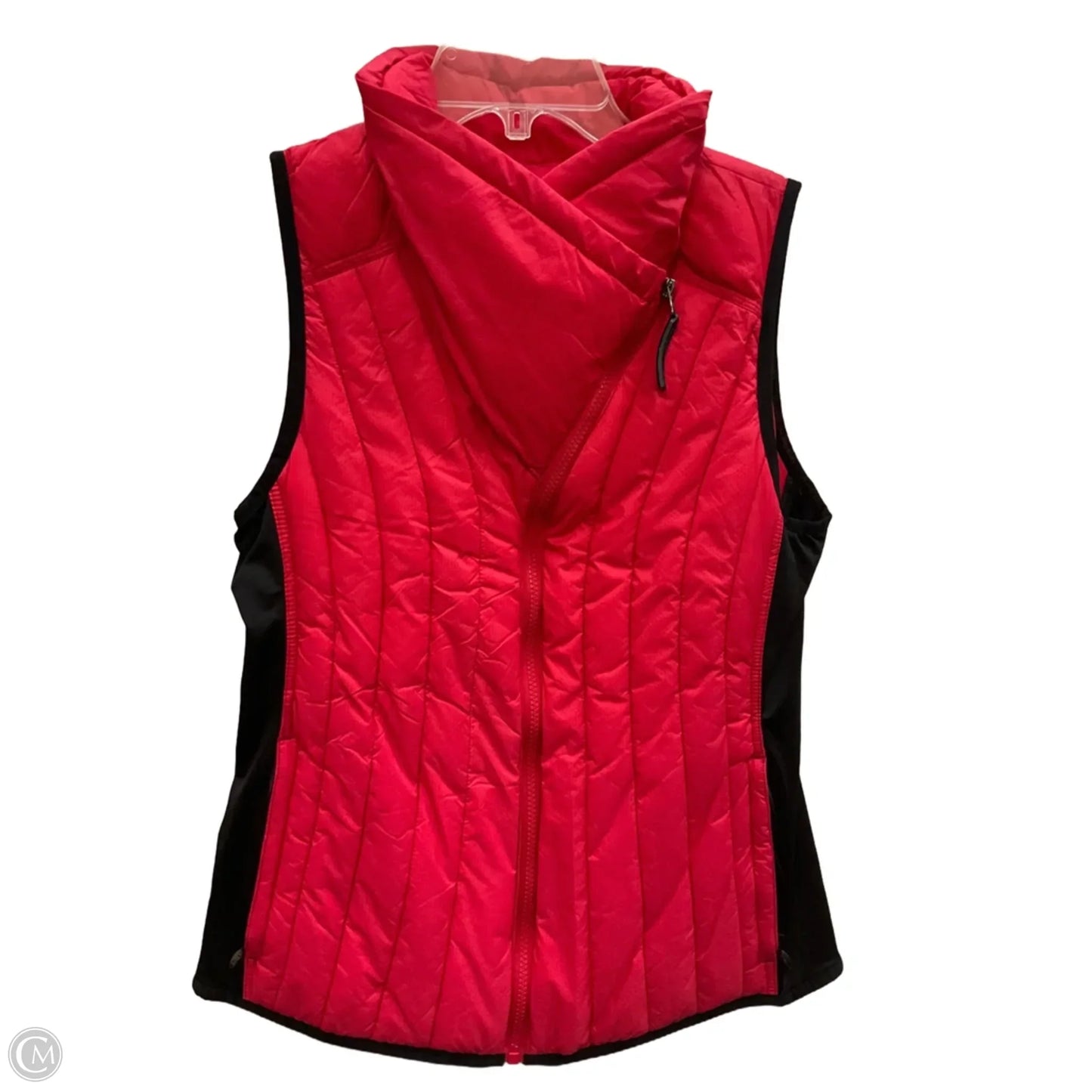 Vest Puffer & Quilted By Calvin Klein Performance In Red, Size: S
