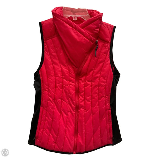 Vest Puffer & Quilted By Calvin Klein Performance In Red, Size: S
