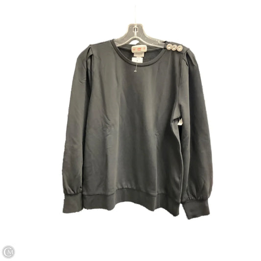 Top Long Sleeve By J. Crew In Black, Size: S