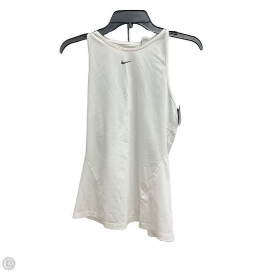 Athletic Tank Top By Nike In White, Size: S