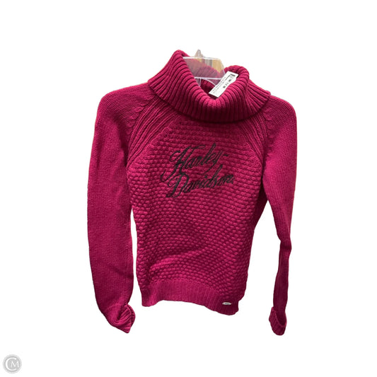 Sweater By Harley Davidson In Pink, Size: S