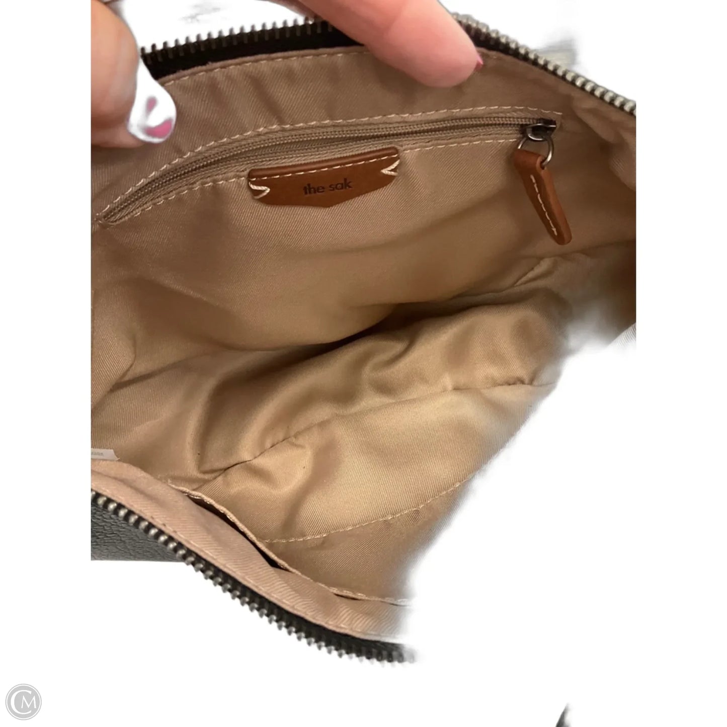 Handbag Leather By The Sak, Size: Small