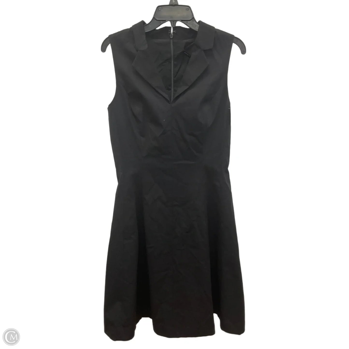 Dress Casual Midi By White House Black Market In Black, Size: M