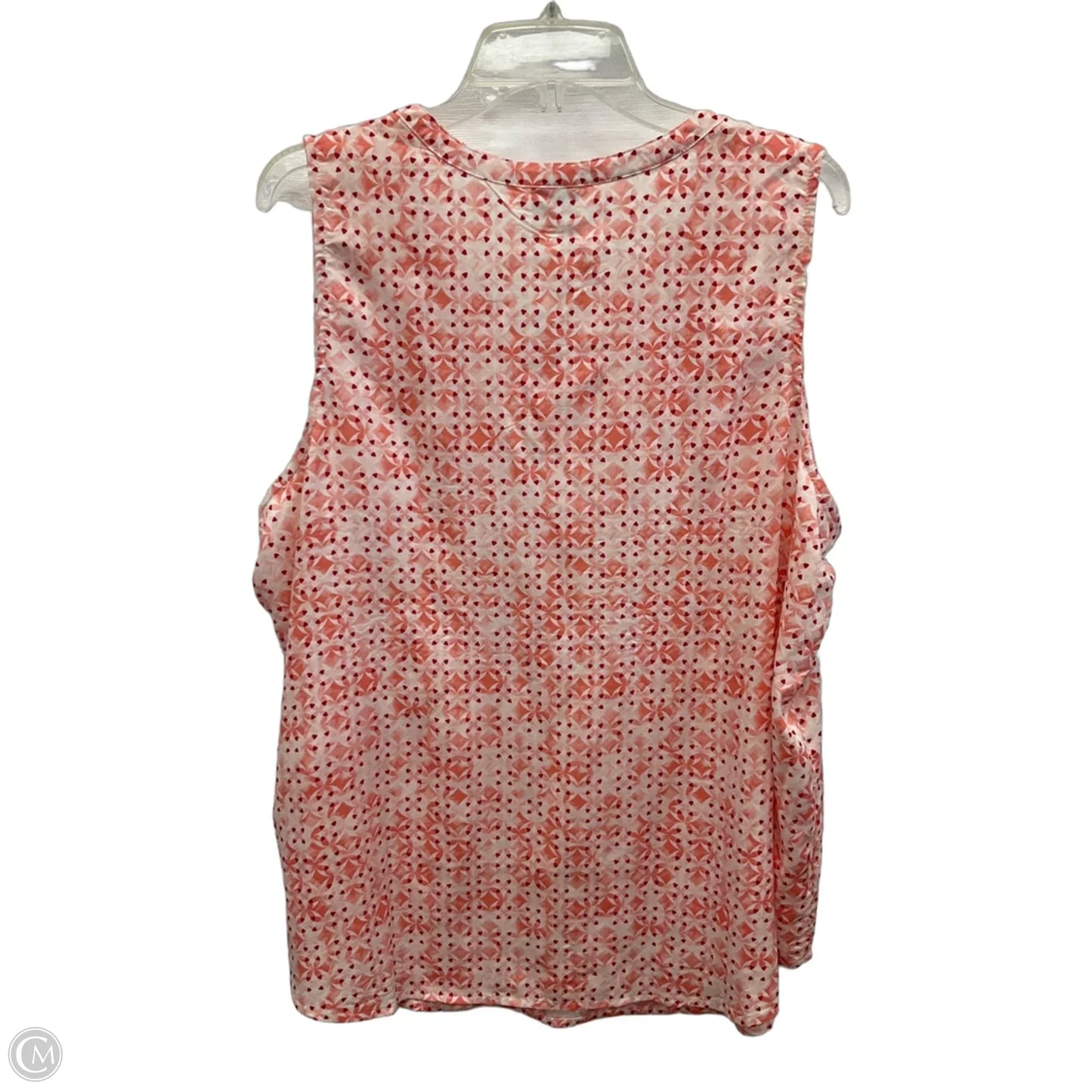 Top Sleeveless By Croft And Barrow In Pink, Size: Xxl