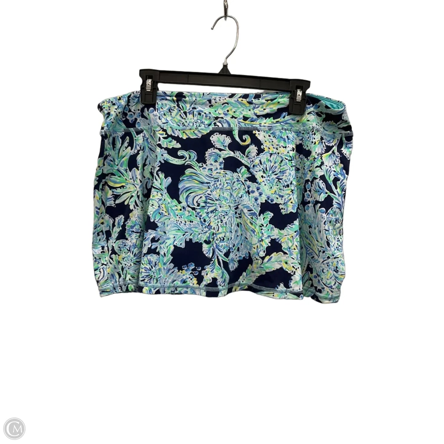 Skort Designer By Lilly Pulitzer In Blue, Size: Xl