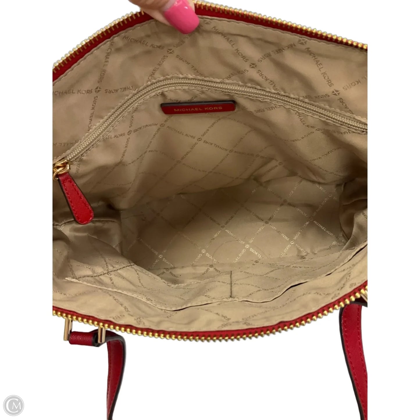 Handbag Designer By Michael Kors, Size: Large