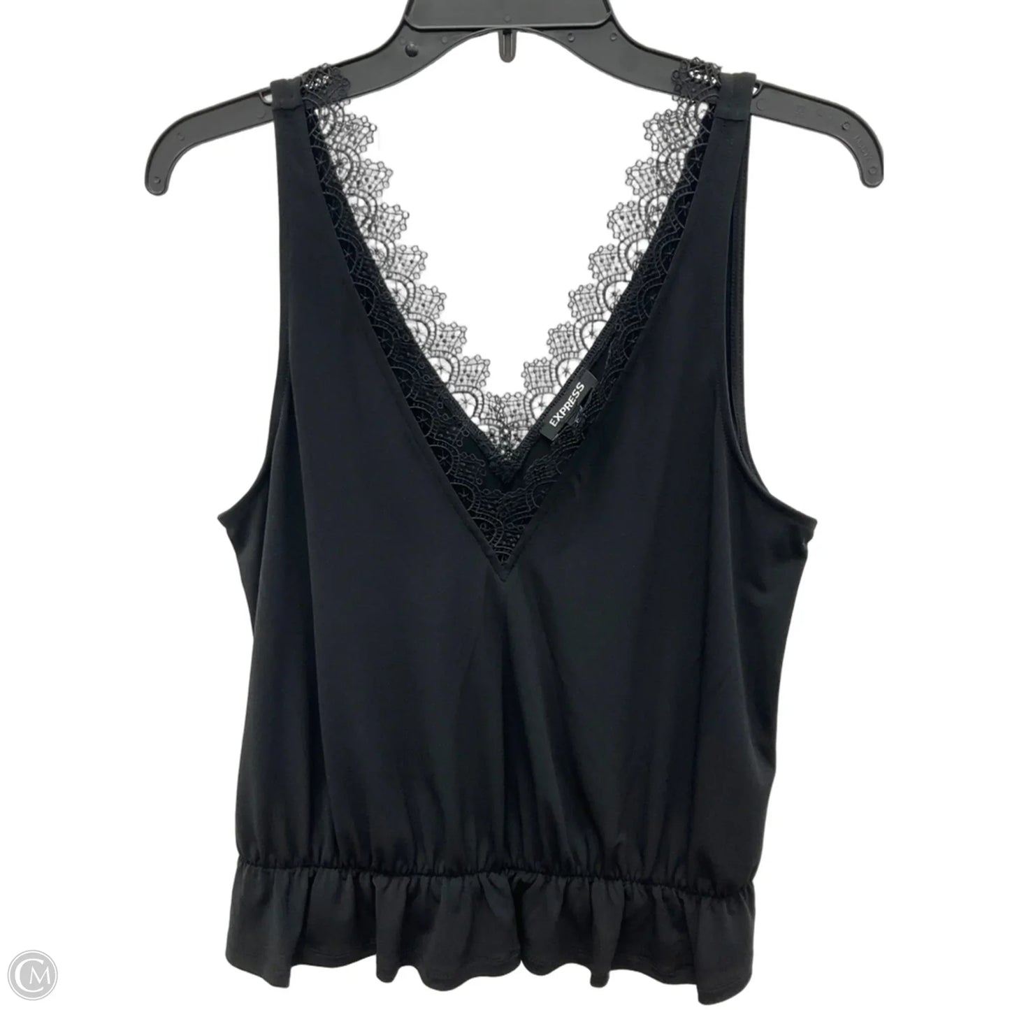 Top Sleeveless By Express In Blue, Size: M
