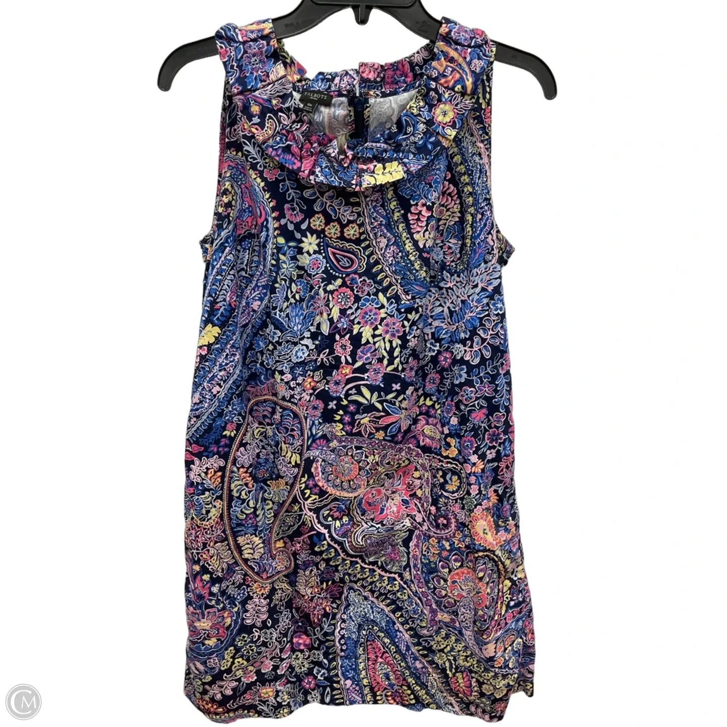 Dress Casual Midi By Talbots In Paisley Print, Size: 10p