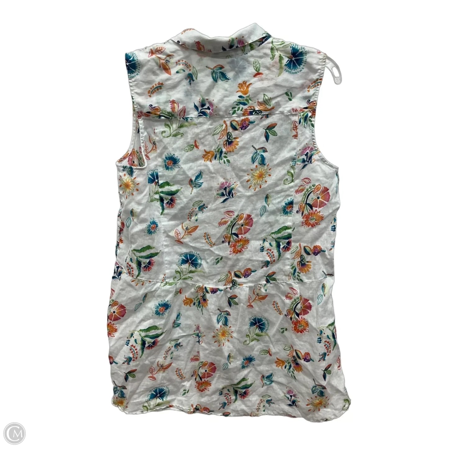 Tunic Sleeveless By J. Jill In Floral Print, Size: M