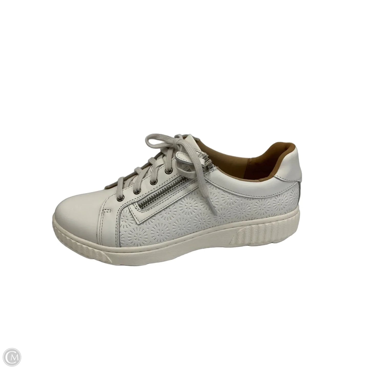 Shoes Sneakers By Clarks In White, Size: 8