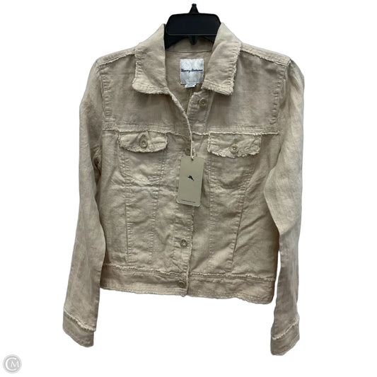 Blouse Long Sleeve By Tommy Bahama In Beige, Size: Xs