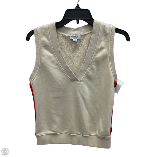 Top Sleeveless By Evereve In Beige, Size: S