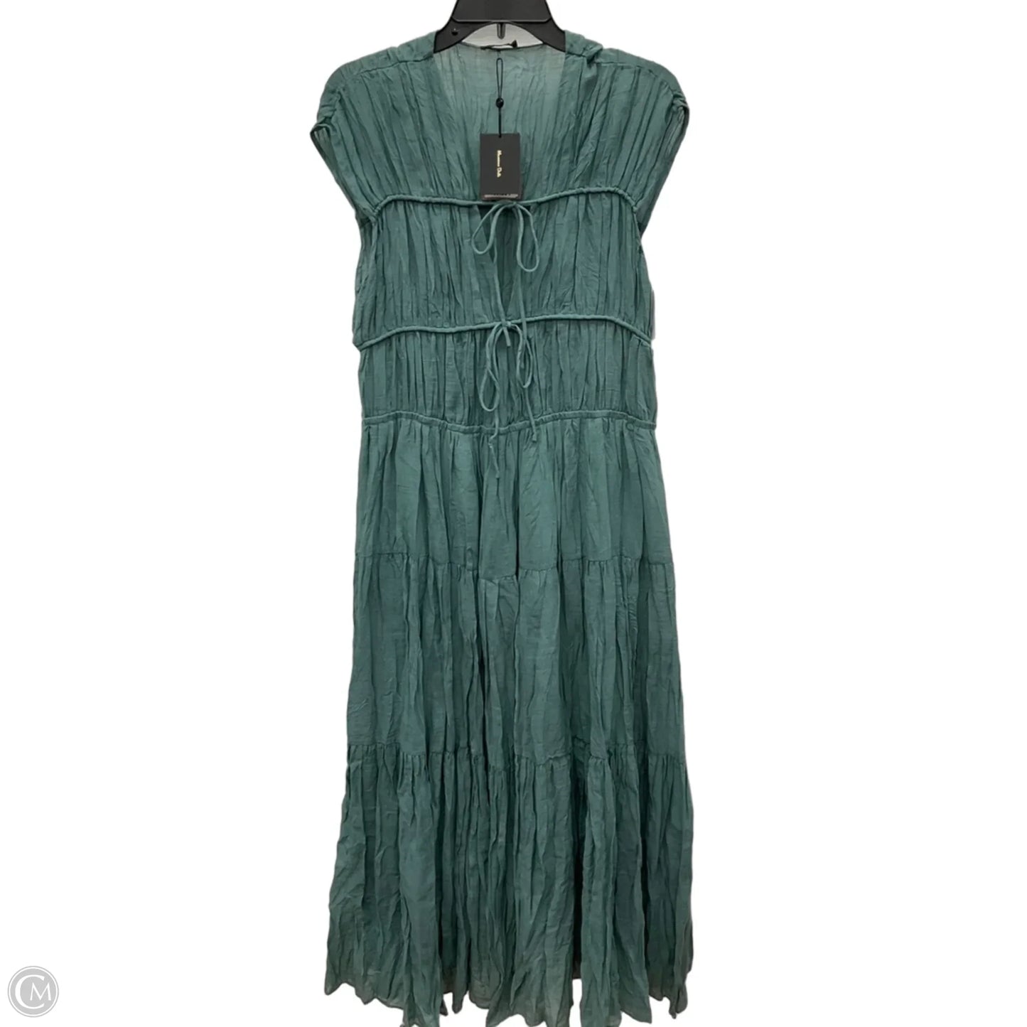 Dress Casual Maxi By Massimo Dutti In Green, Size: S