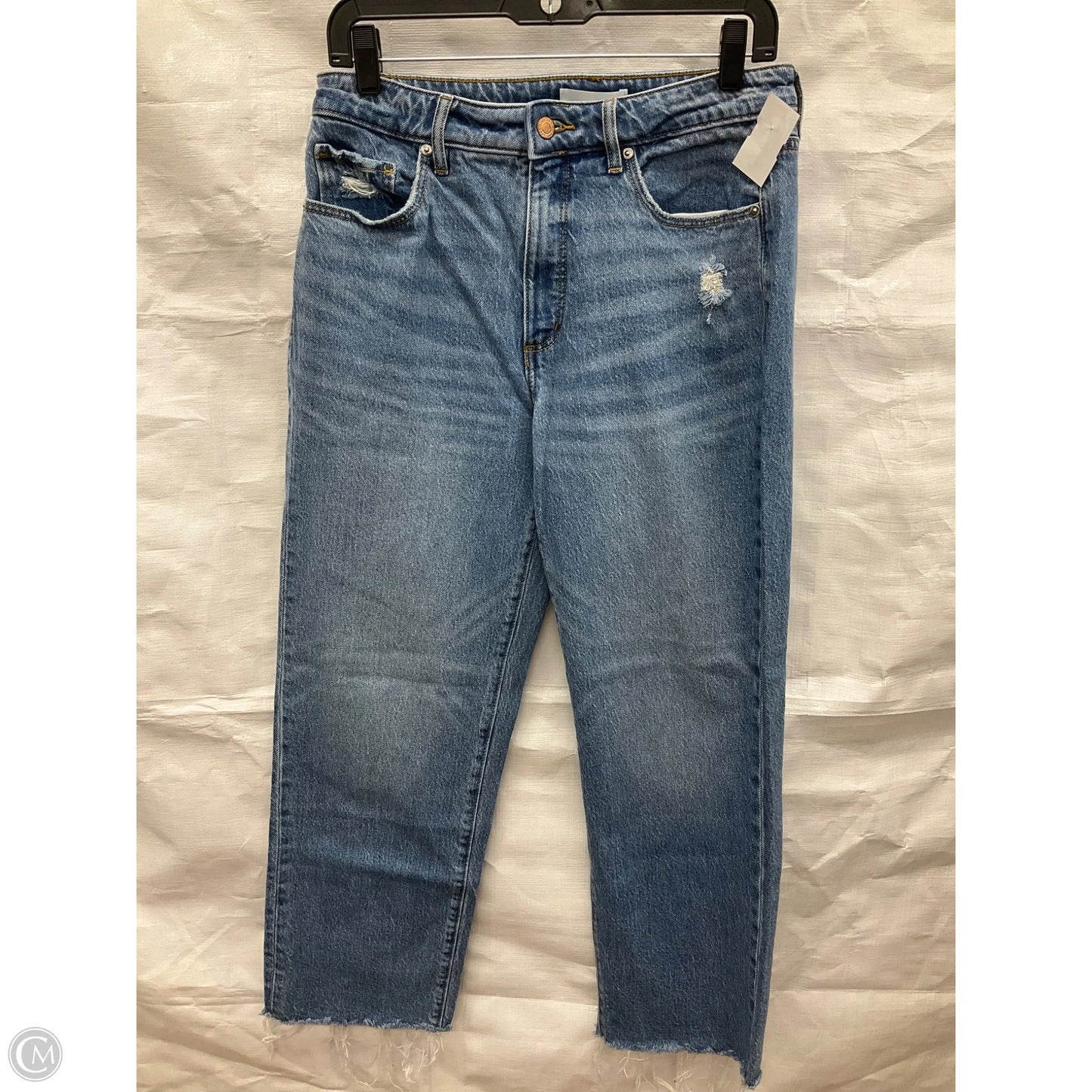 Jeans Straight By Loft In Blue Denim, Size: 6