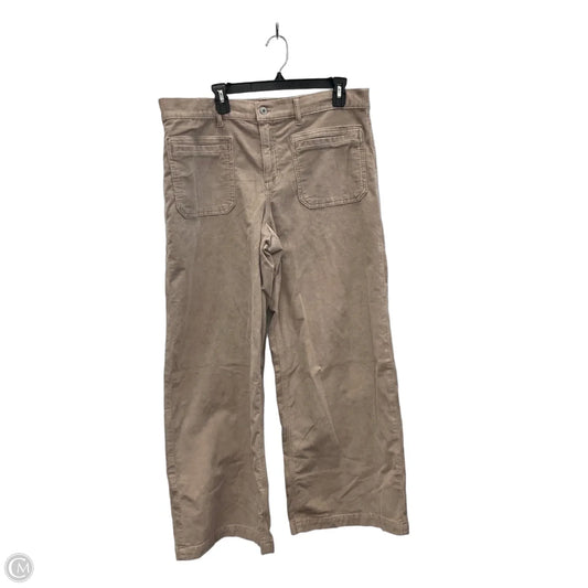 Pants Corduroy By American Eagle In Beige, Size: 14
