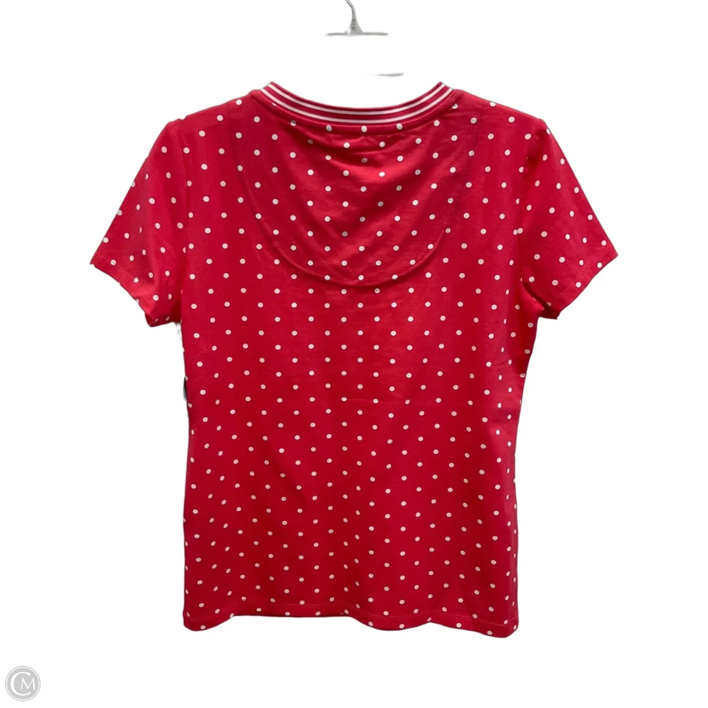 Top Short Sleeve By Nautica In Polkadot Pattern, Size: S