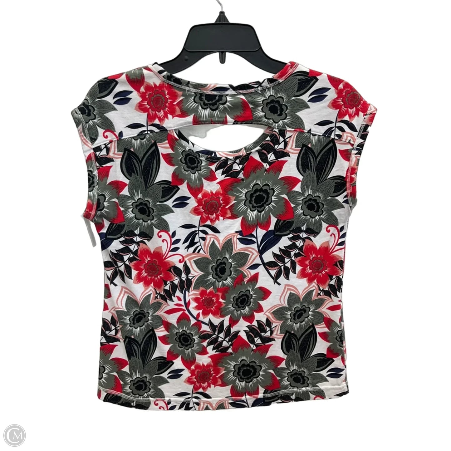 Top Sleeveless By Talbots In Floral Print, Size: Sp