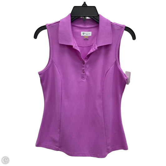Athletic Tank Top By Greg Norman In Purple, Size: Sp