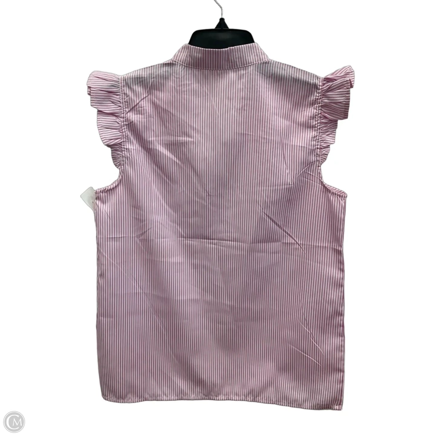 Top Sleeveless By Cmf In Striped Pattern, Size: S