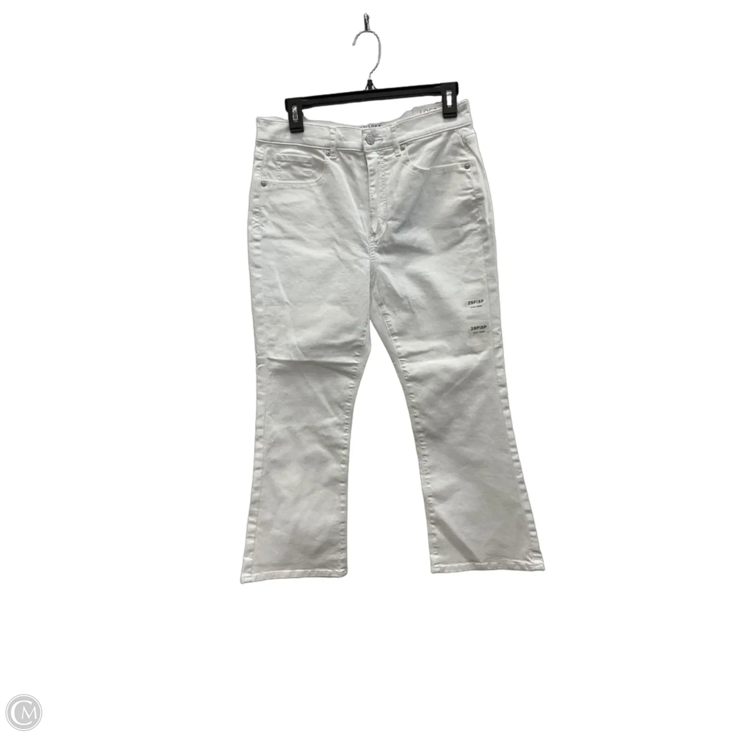 Jeans Boot Cut By Loft In White, Size: 8p