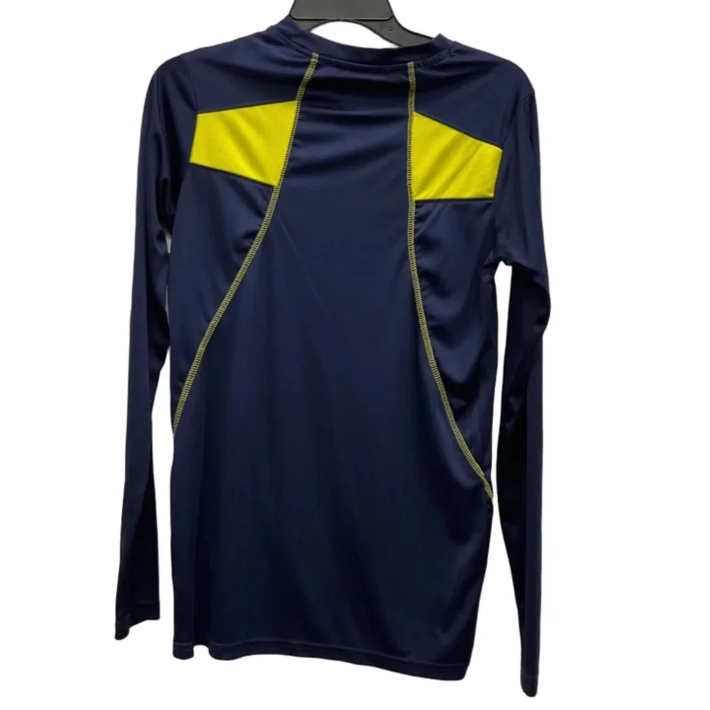 Athletic Top Long Sleeve Crewneck By Champion In Blue, Size: S