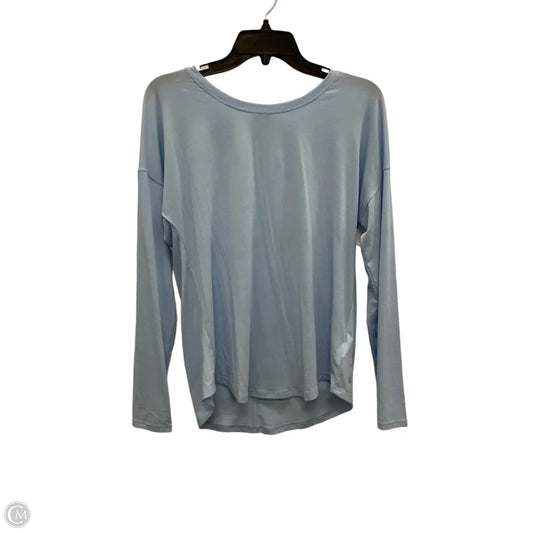 Athletic Top Long Sleeve Crewneck By Athleta In Blue, Size: M