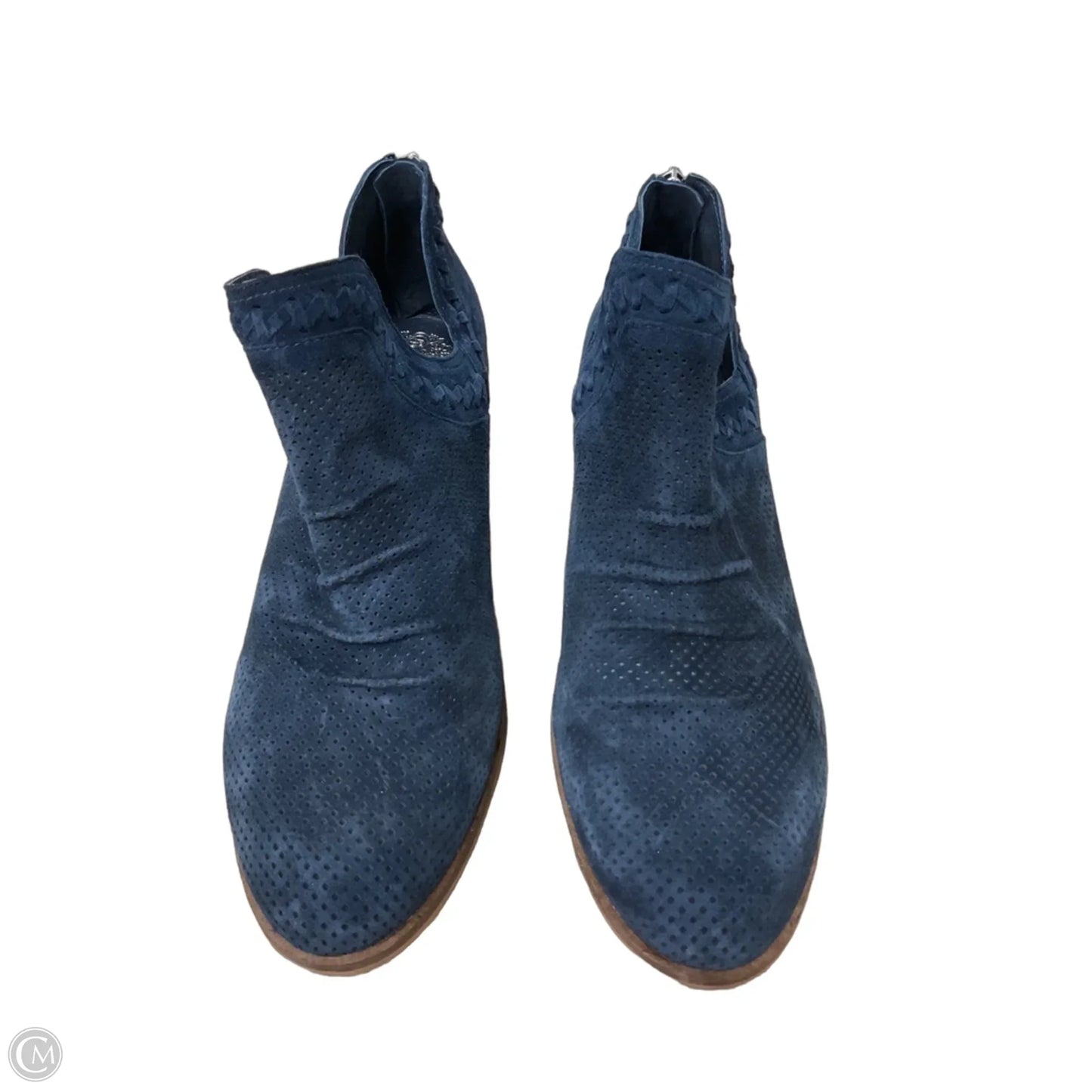 Boots Ankle Heels By Vince Camuto In Blue, Size: 9.5