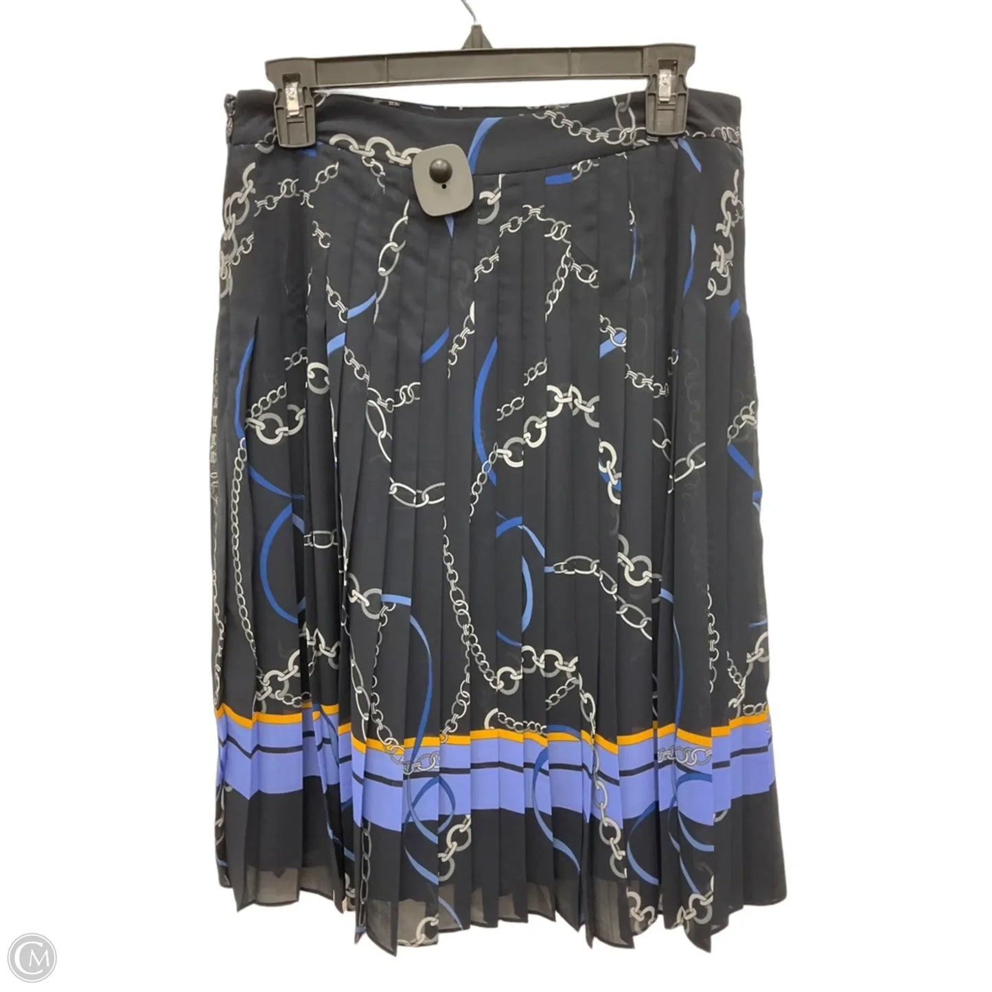 Skirt Midi By Ann Taylor In Blue, Size: 8