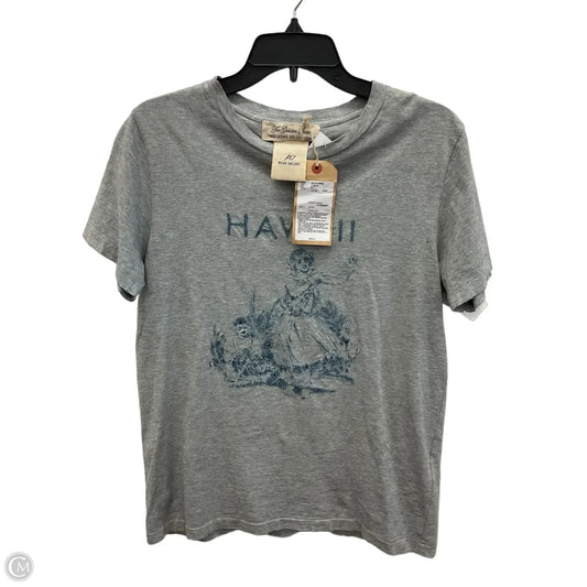 Top Short Sleeve By Cma In Grey, Size: M