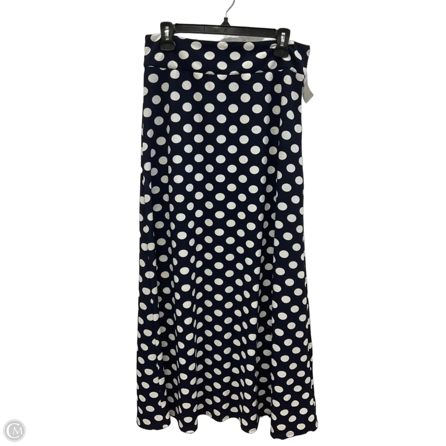 Skirt Maxi By Clothes Mentor In Polkadot Pattern, Size: M
