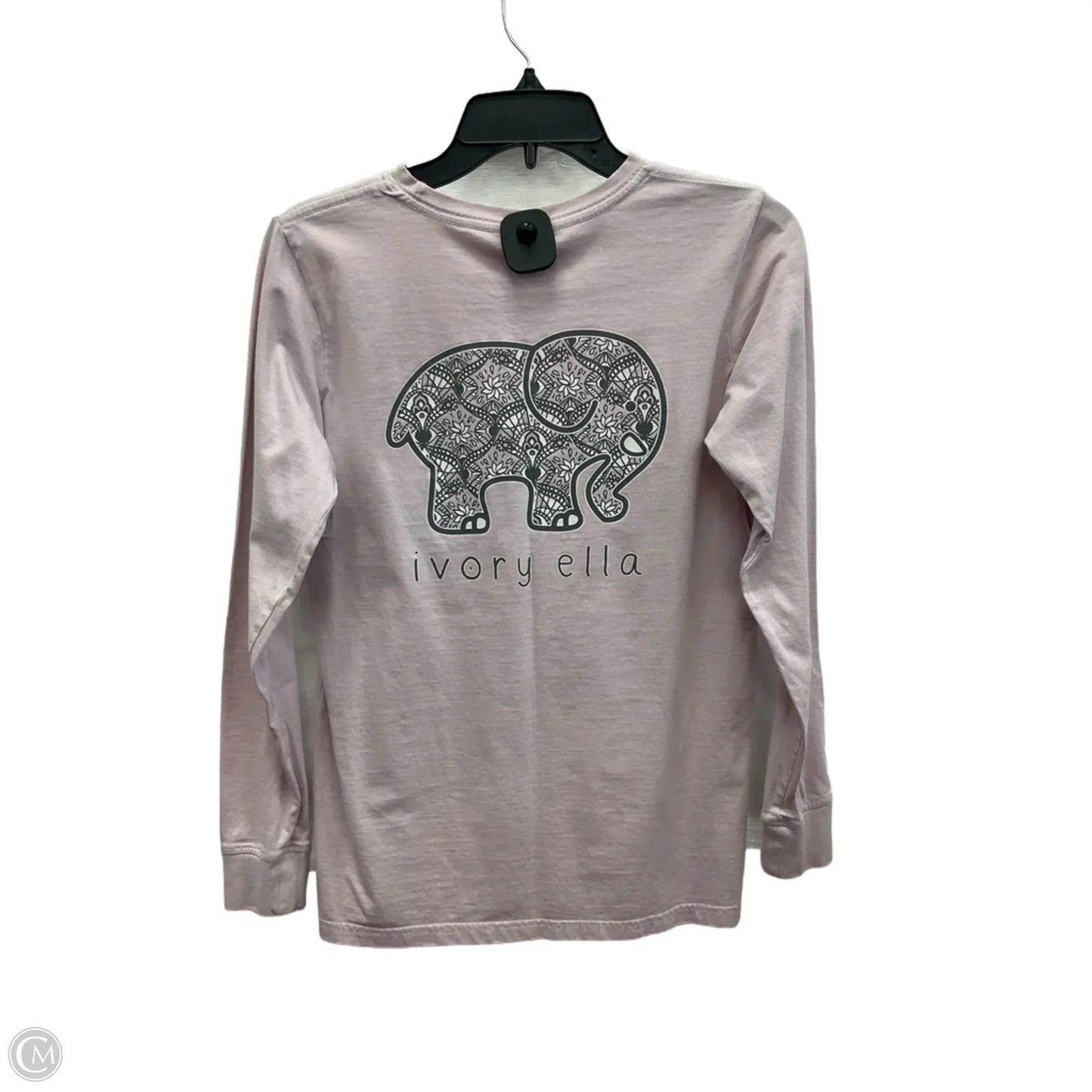 Top Long Sleeve By Ivory Ella In Pink, Size: Xs