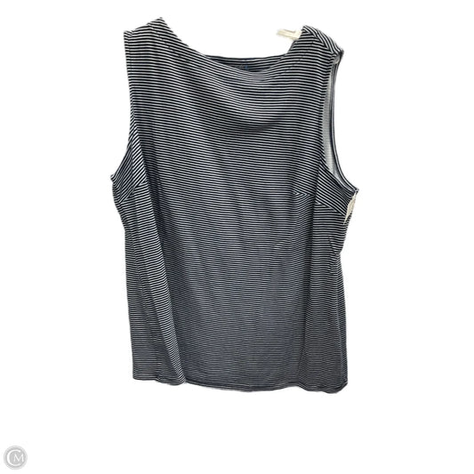 Top Sleeveless Basic By Croft And Barrow In Blue, Size: 1x