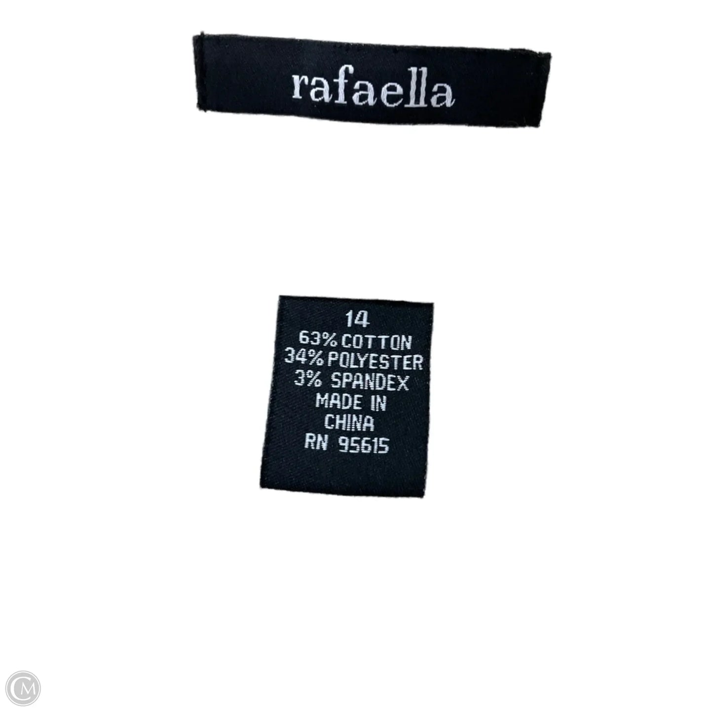 Capris By Rafaella In Beige, Size: 14