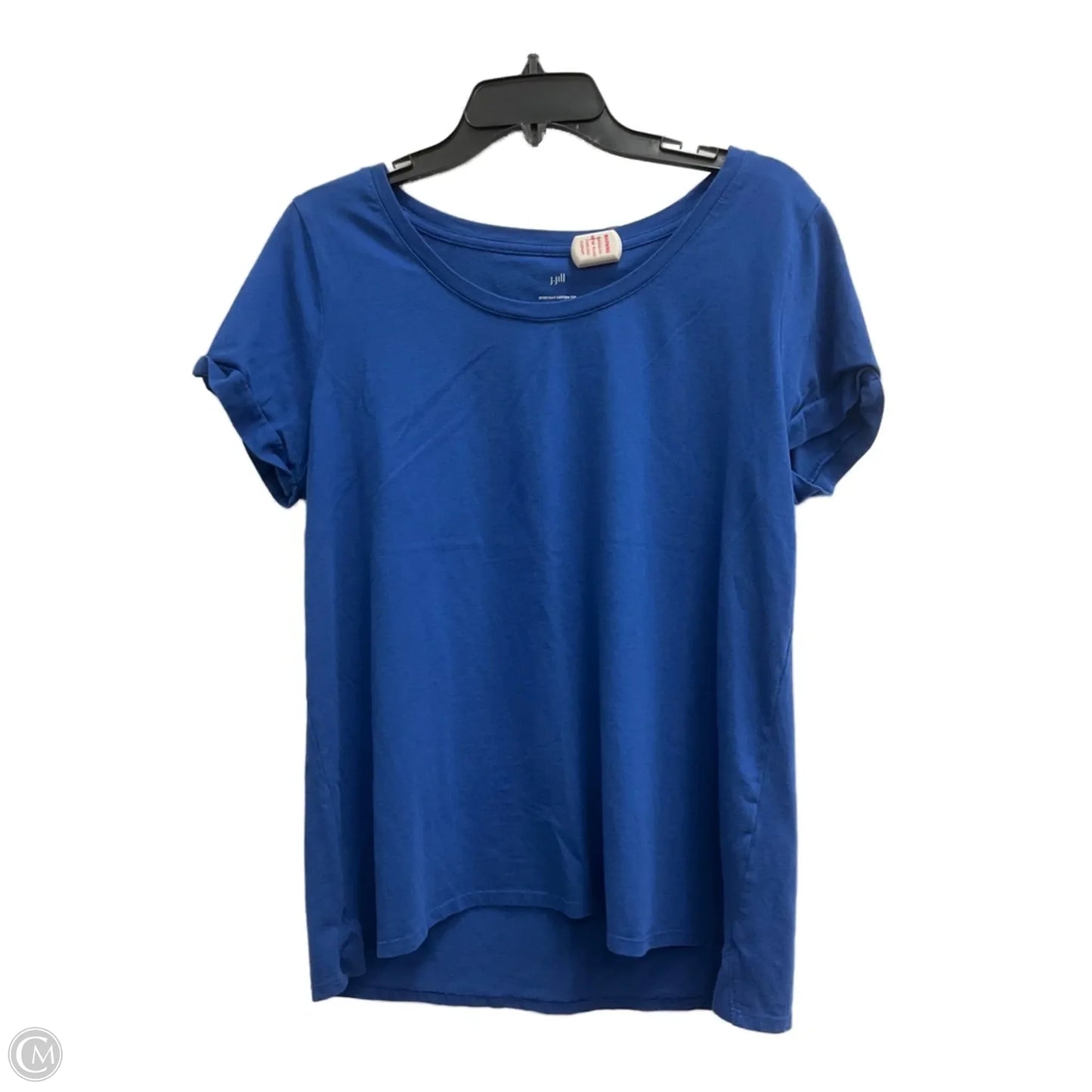 Top Short Sleeve Basic By J. Jill In Blue, Size: M