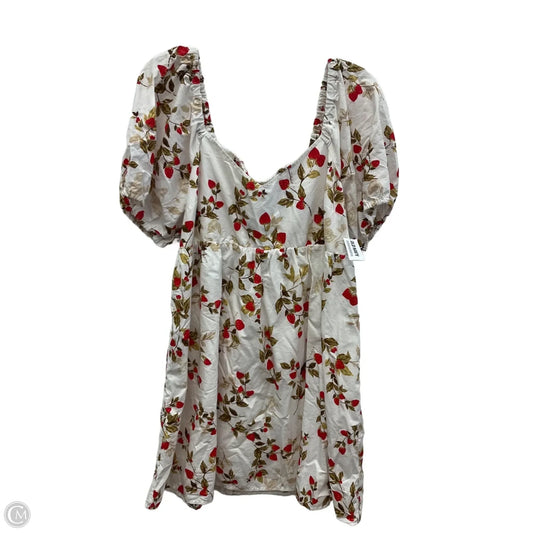 Dress Casual Midi By Old Navy In White, Size: L