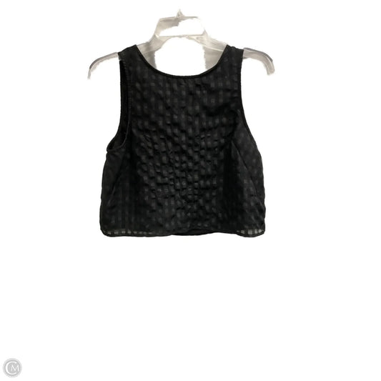 Top Sleeveless By Elle In Black, Size: M