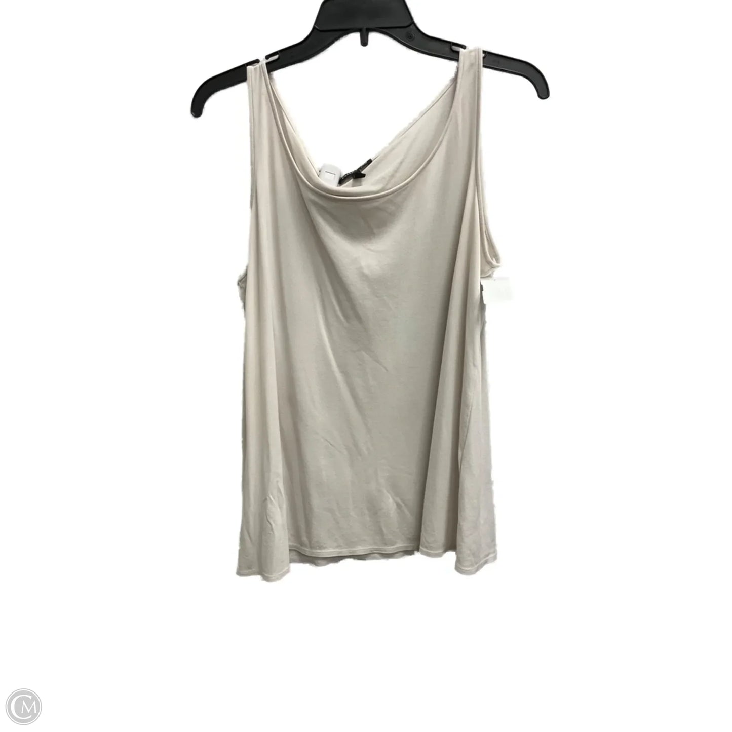 Top Sleeveless By Eileen Fisher In Cream, Size: Lp