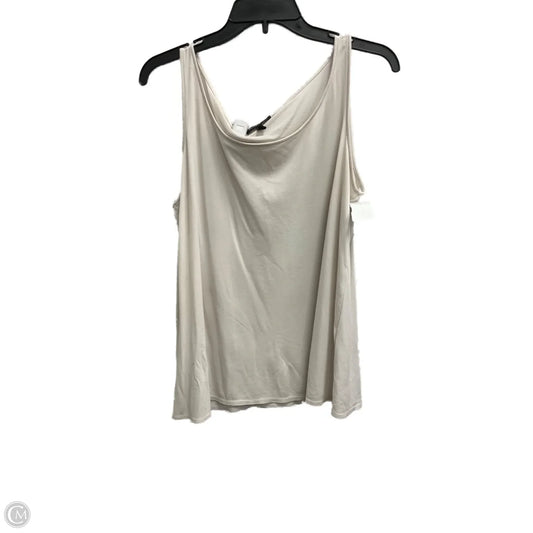 Top Sleeveless By Eileen Fisher In Cream, Size: Lp