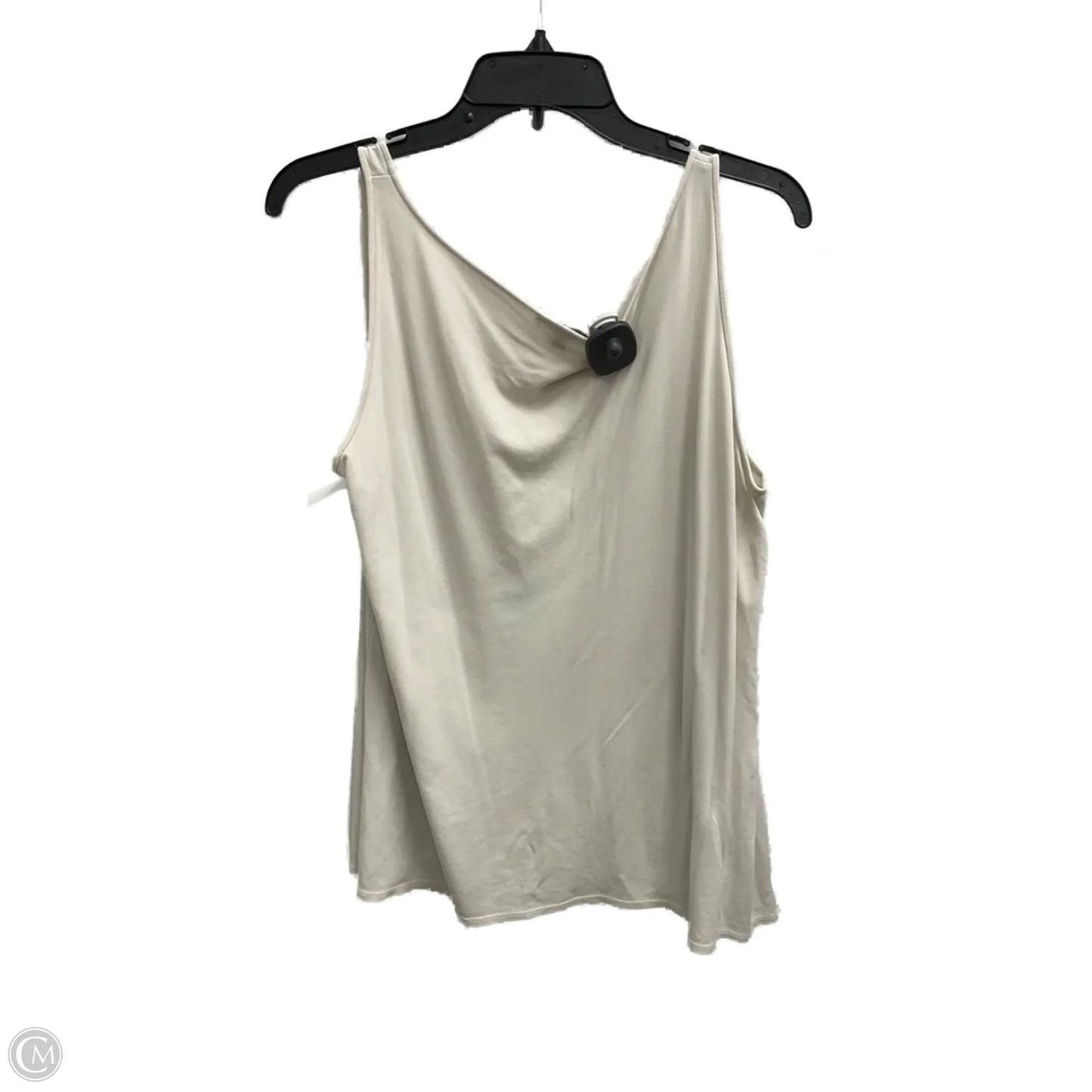 Top Sleeveless By Eileen Fisher In Cream, Size: Lp