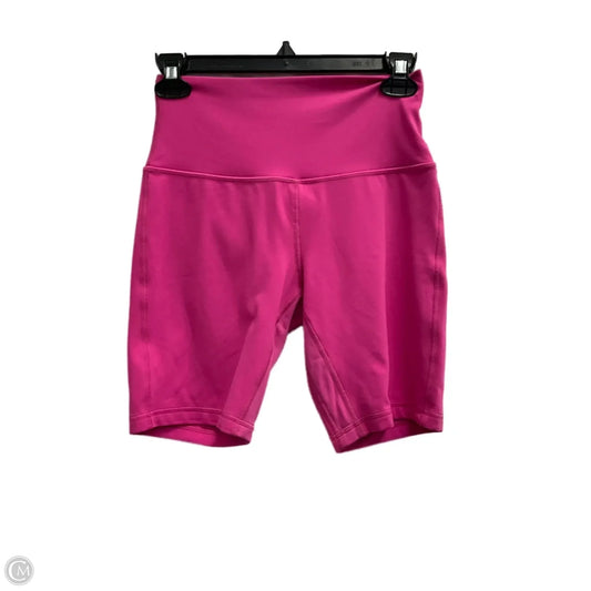 Athletic Shorts By Lululemon In Pink, Size: 6