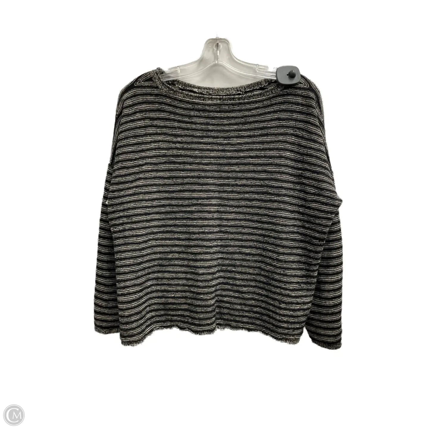 Top Long Sleeve By Eileen Fisher In Black, Size: Xl
