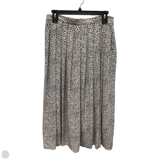 Skirt Maxi By Who What Wear In Animal Print, Size: 8
