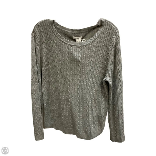 Sweater By Croft And Barrow In Grey, Size: L