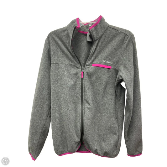 Athletic Jacket By Columbia In Grey, Size: M