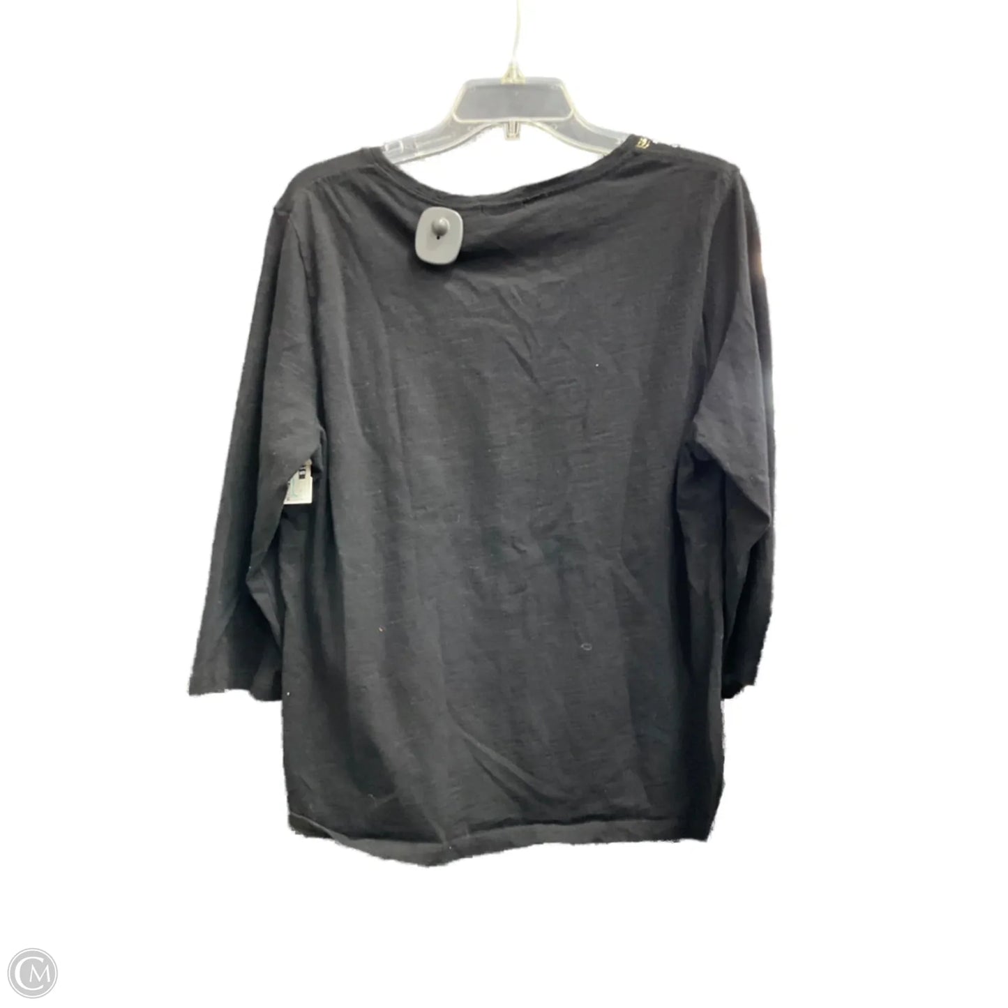 Top Long Sleeve By Zenergy By Chicos In Black, Size: Xl